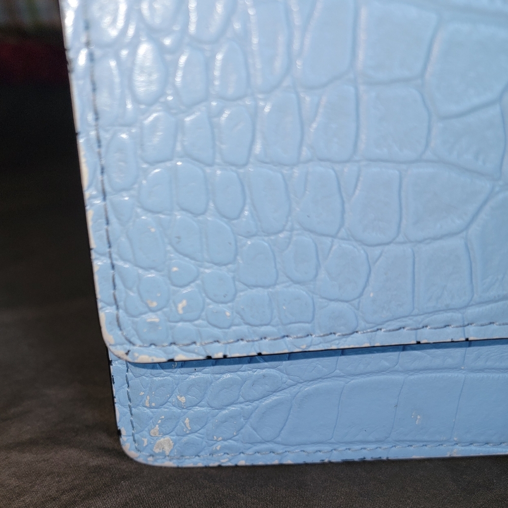 Kurt Geiger Shoreditch Croc Embossed Leather Hand Bag - Picture 12 of 14